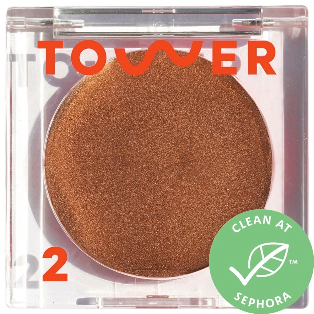 Tower 28 Bronzino Illuminating Bronzer, Shade West Cost, medium bronze, used